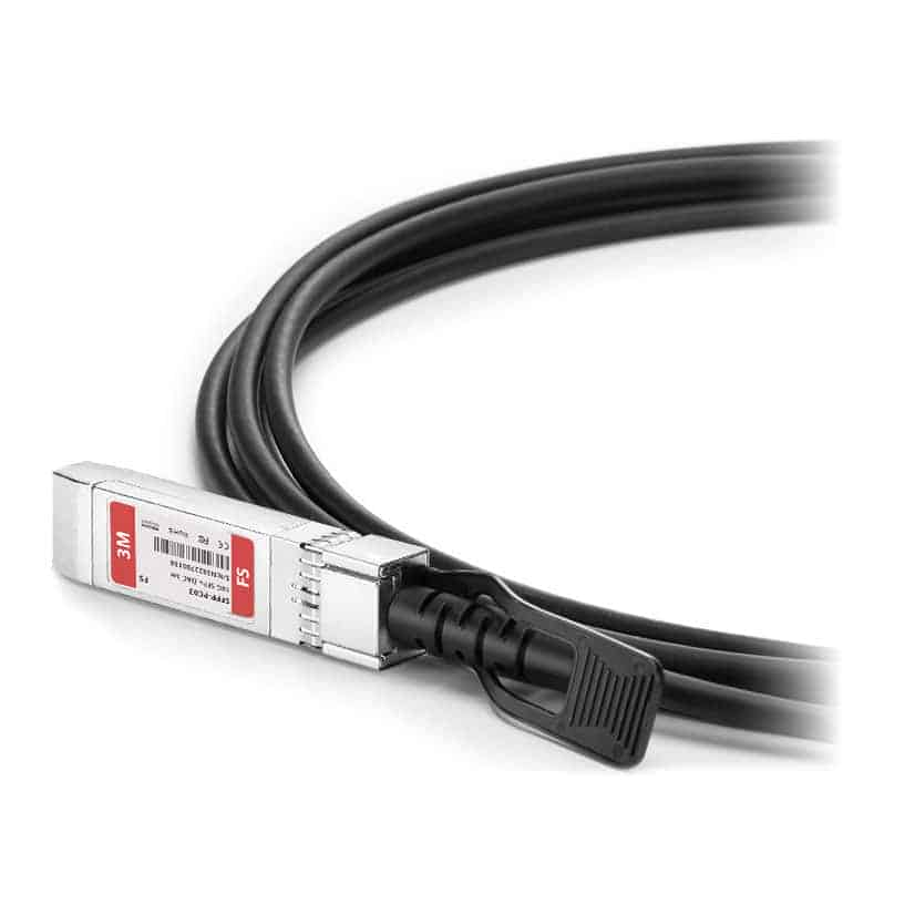 (image for) FS 3m (10ft) 10G SFP+ Passive Direct Attach Copper Twinax Cable